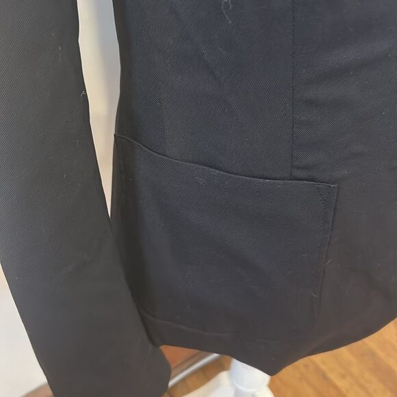 Gap deep navy button front blazer Size 6 EUC - Picture 5 of 12